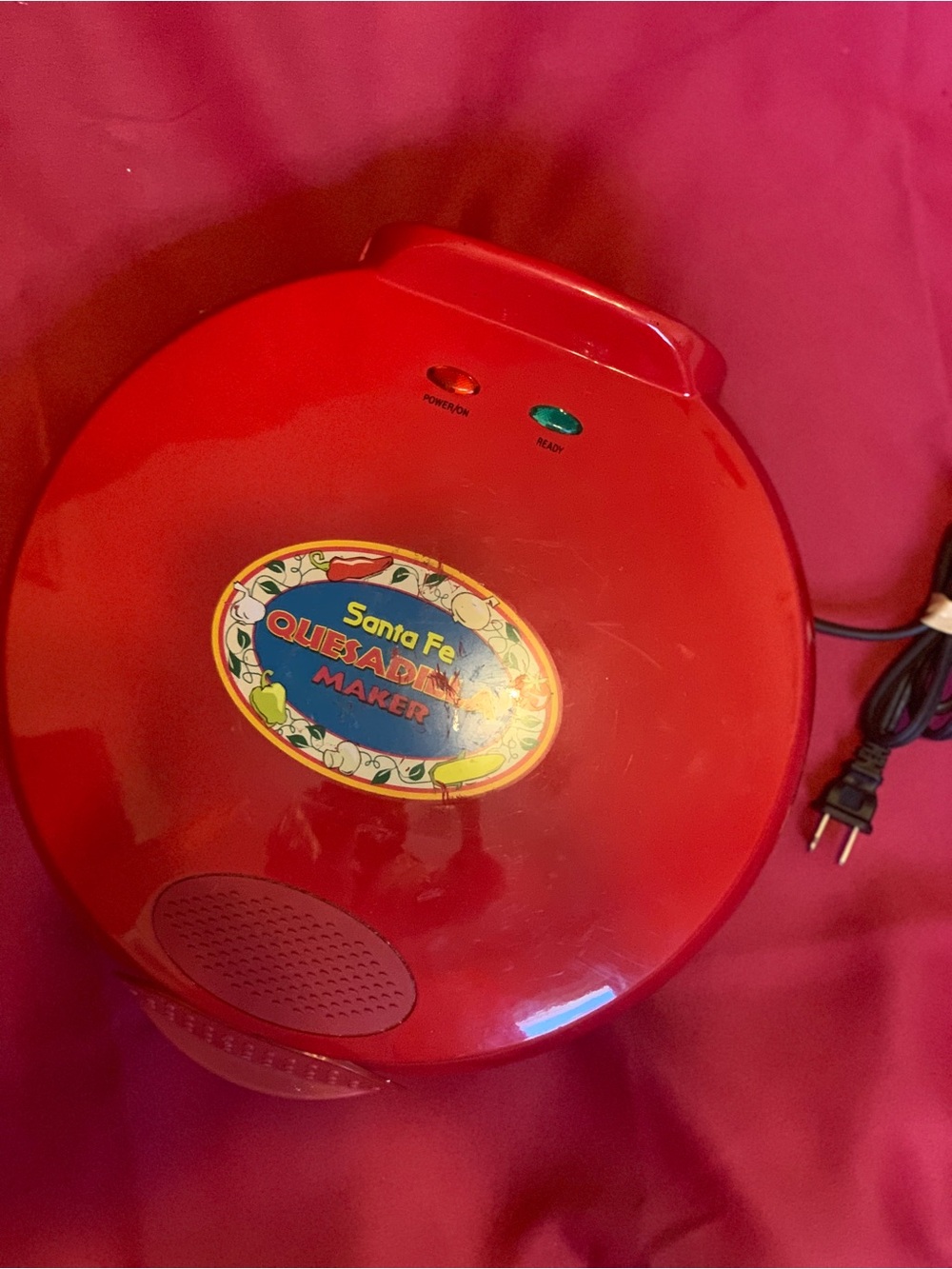 Vintage Santa Fe Quesadilla Maker - Portable Electric Grill